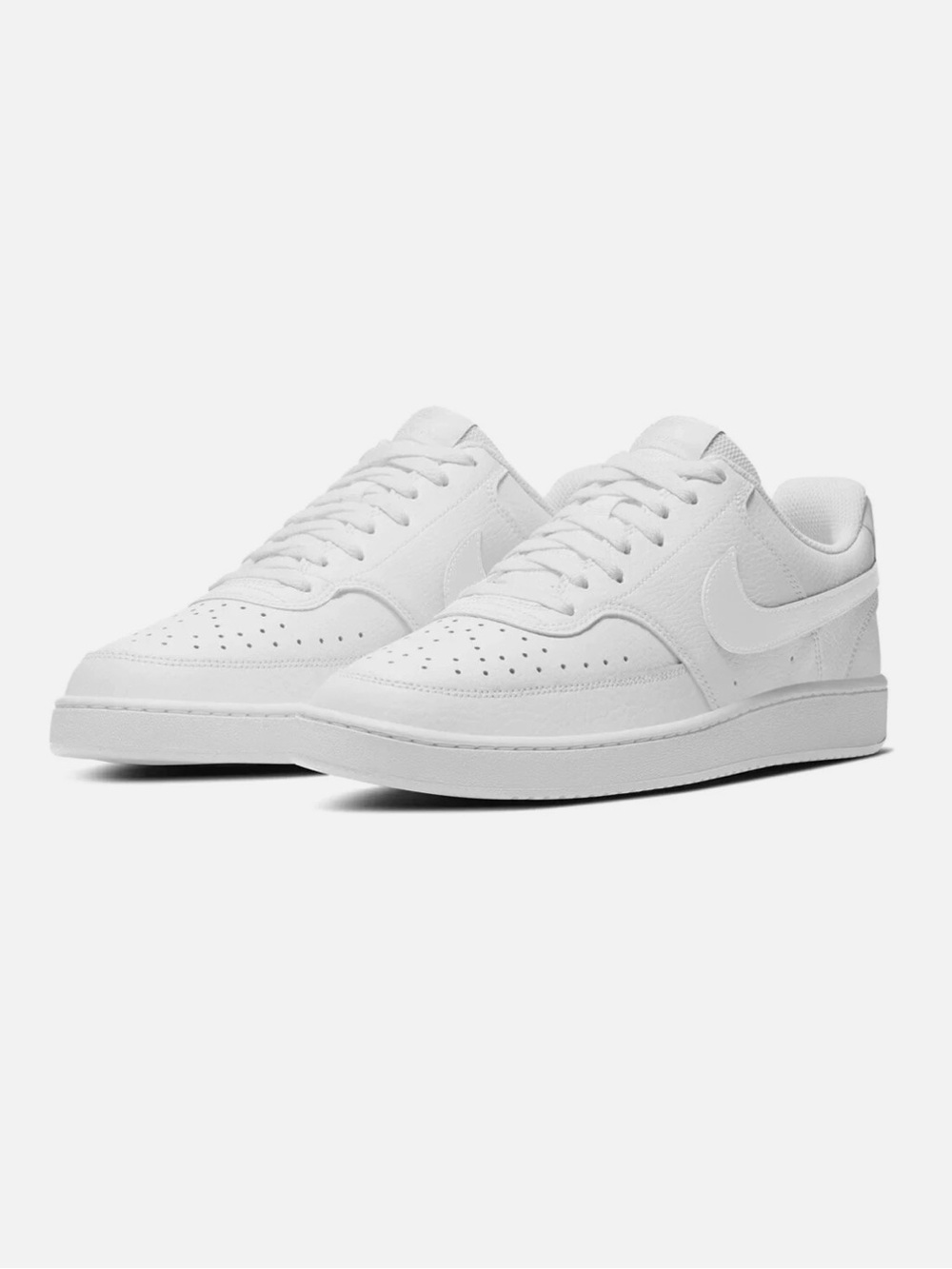Nike Mens Court Vision Low Sneakers White